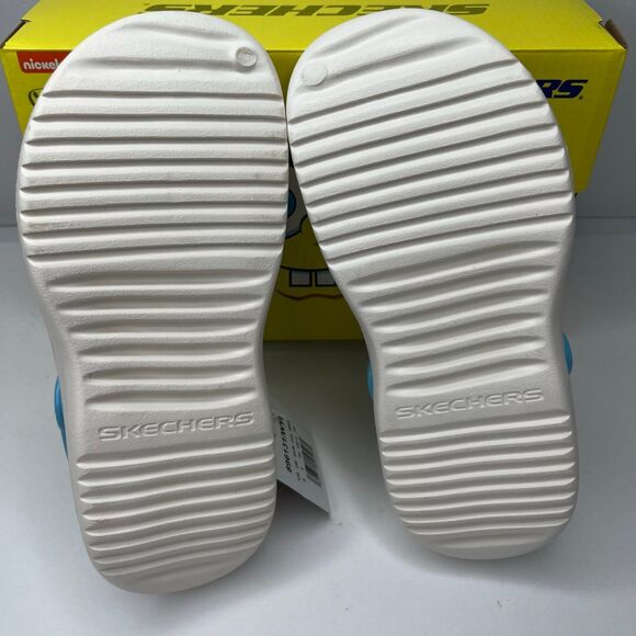 Skechers Foamies Shoes Womens 5 White SpongeBob SquarePants Clogs Lightweight - Picture 7 of 10